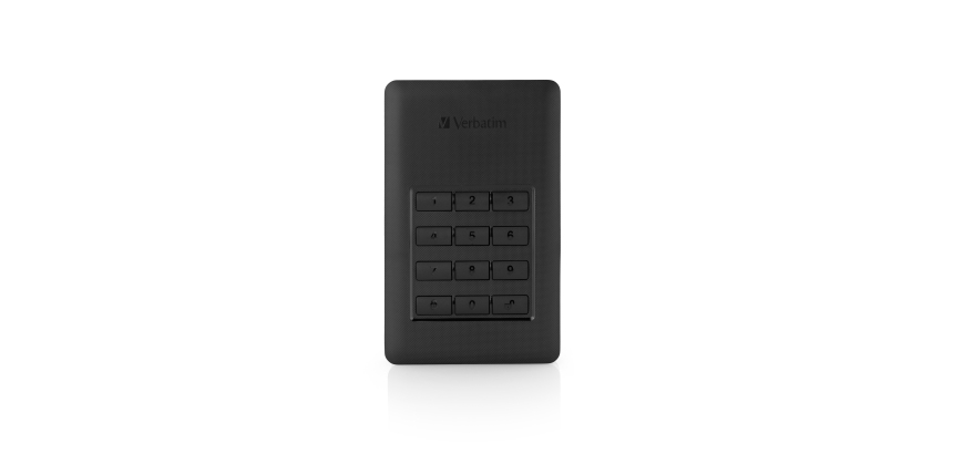 Verbatim Disco duro portátil y seguro Store ?n? Go de 2 TB con teclado