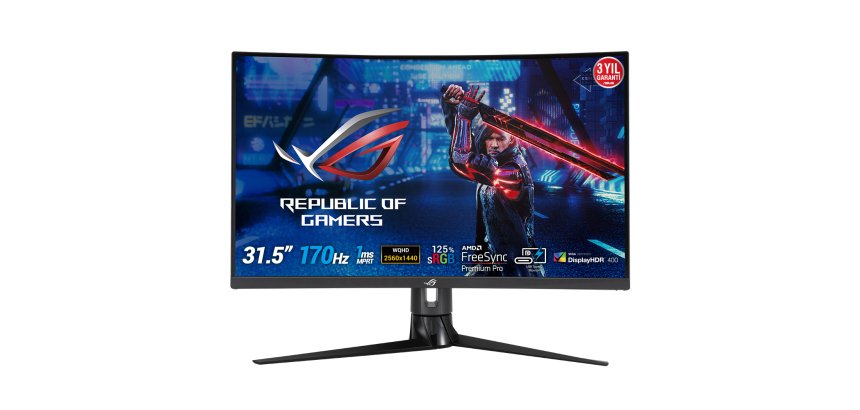 ASUS ROG Strix XG32VC computer monitor 80 cm (31.5") 2560 x 1440 pixels Quad HD LED Black