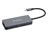 Verbatim 32157 hub & concentrateur USB 3.2 Gen 1 (3.1 Gen 1) Type-C 5000 Mbit/s Gris
