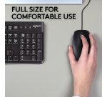 Logitech B110 Silent souris Bureau Ambidextre USB Type-A Optique 1000 DPI