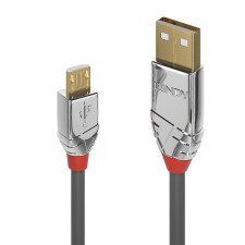 Lindy 36651 câble USB 1 m USB 2.0 USB A Micro-USB B Gris