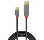 Lindy 36895 cable USB USB 3.2 Gen 2 (3.1 Gen 2) 0,15 m USB C USB A 10 Gbit/s Negro