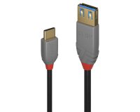 Lindy 36895 cable USB USB 3.2 Gen 2 (3.1 Gen 2) 0,15 m USB C USB A Negro
