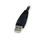 StarTech.com Câble de commutateur KVM DisplayPortUSB 4 en 1 de 1,8 m avec audio et microphone