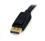 StarTech.com Câble de commutateur KVM DisplayPortUSB 4 en 1 de 1,8 m avec audio et microphone