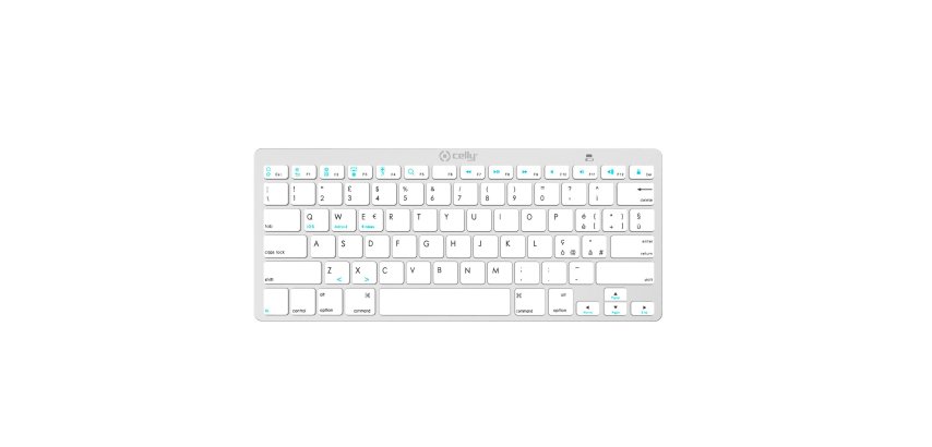 Celly SWKEYBOARDBT tastiera Universale QWERTY Bianco