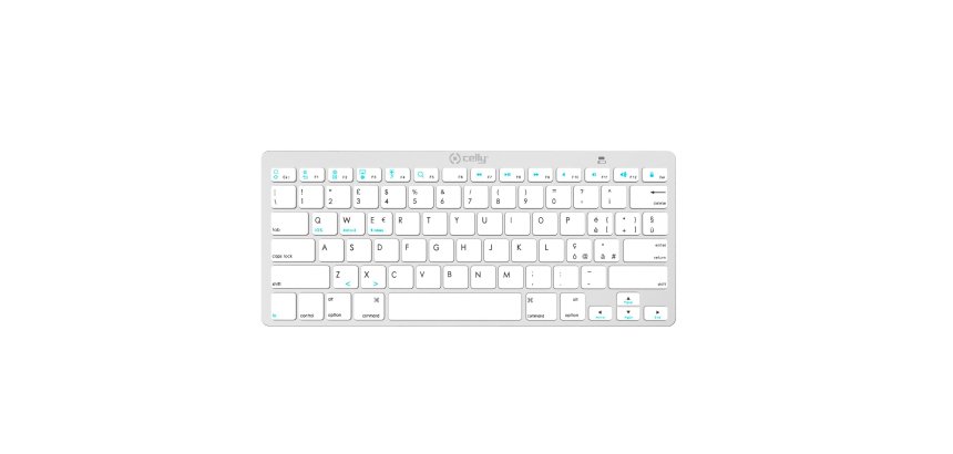 Celly SWKEYBOARDBT tastiera Universale QWERTY Bianco