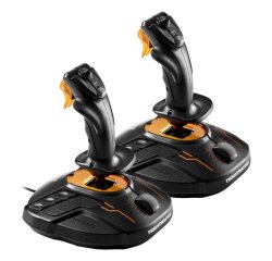 Thrustmaster T.16000M FCS SPACE SIM DUO Nero, Arancione USB Joystick Analogico/Digitale PC