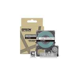 Epson Matte Tape – Clear/White 18mm(8m) – LK-5TWJ