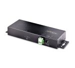 StarTech.com Hub Industriel USB 10Gbps à 7 Ports avec Adaptateur d'Alimentation, Métal, Montable, 5 Ports USB-A et 2 Ports USB-C en Aval, Protection ESD, Hub USB Alimenté, TAA