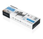 AISENS Soporte eco giratorio, inclinable y nivelable para monitor/TV 40kg de 32-70, Negro