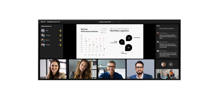 Samsung QPDX-5K Écran plat de signalisation numérique 2,67 m (105") LCD Wifi 500 cd/m² 5K Ultra HD Noir Tizen 7.0 24/7