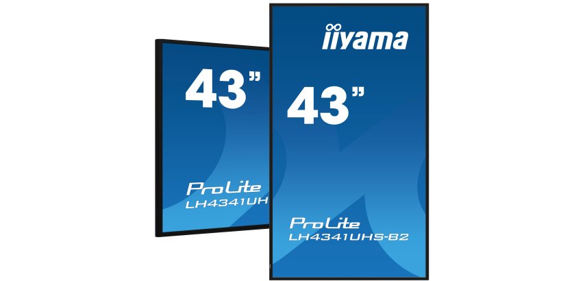 iiyama LH4341UHS-B2 Écran d'affichage dynamique 108 cm (42.5") LCD 500 cd/m² 4K Ultra HD Intégré dans le processeur Android 8.0 24/7