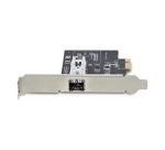 StarTech.com Carte Réseau GbE SFP à 1 Port, PCIe 2.1 x1, Intel I210-IS, Carte Contrôleur 1GbE, 1000BASE Cuivre/Fibre Optique, Carte Réseau Gigabit Ethernet NIC, Backplanes de Serveur/PC - Compatible Windows/Linux