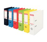 Classeur levier esselte nº1 power a4 318x290mm polypropylène oeillet mantien préhension renfort métal coloris assortis