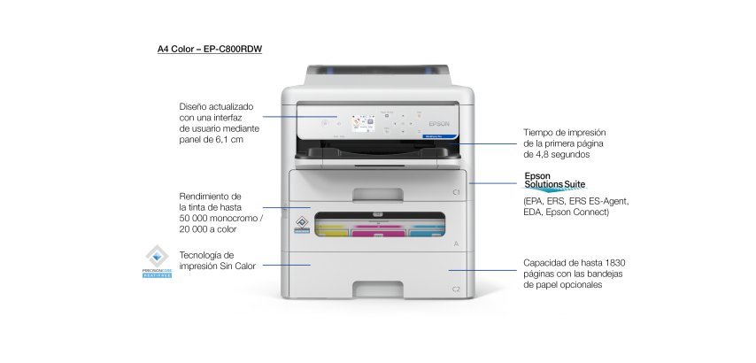 Epson WorkForce Pro EP-C800RDW Printer