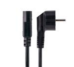 StarTech.com Cable de 1m (3 pies) de Alimentación para Ordenador, 18AWG, UE Schuko a C13, 250V 10A, Cable de Corriente, Cable de Fuente de Alimentación para Ordenador