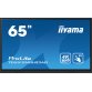 iiyama TE6512MIS-B3AG Écran d'affichage dynamique En forme de kiosk 165,1 cm (65") LCD Wifi 400 cd/m² 4K Ultra HD Noir Écran tactile Intégré dans le processeur Android 11 24/7