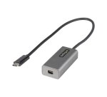 StarTech.com Adaptateur USB C vers Mini DisplayPort - Dongle Adaptateur USB-C vers mDP 4K 60Hz - Moniteur USB Type-C vers Mini DP - Convertisseur Vidéo - Fonctionne avec TB3 - Câble Attaché long de 12" - Version améliorée de CDP2MDP