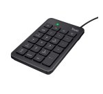 Trust 22221 teclado numérico Portátil/PC USB Negro