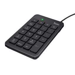 Trust 22221 teclado numérico Portátil/PC USB Negro