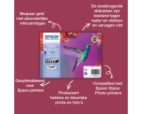 Epson T0802 - cyaan - origineel - inktcartridge
