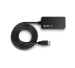 Lindy 43159 hub di interfaccia USB 3.2 Gen 1 (3.1 Gen 1) Type-A 5000 Mbit/s Nero