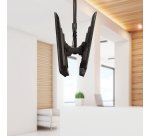 StarTech.com Zweifache Deckenhalterung für Fernsehgeräte(32"-75") - Rücken an Rücken, Hochbelastbare, Bildschirmhalterung mit Teleskopstab (106 bis 156 cm) - Neigbar/Schwenkbar/Drehbar