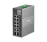 TP-Link Omada IES210GPP commutateur réseau Géré Gigabit Ethernet (10/100/1000) Connexion Ethernet, supportant l'alimentation via ce port (PoE) Rail DIN Gris