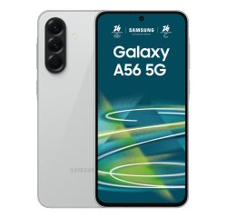 Samsung Galaxy A56 5G, Smartphone con Funzioni intelligenti, Display Super AMOLED 6.7”, 8GB RAM, 128GB, Camera 50MP, Batteria 5.000 mAh, IP67, Awesome Lightgray