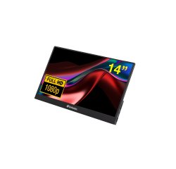 Verbatim 49590 pantalla para PC 35,6 cm (14") 1920 x 1080 Pixeles Full HD LCD Negro
