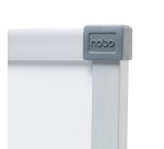 Tableau nobo blanc essence surface magnetique acier      laque 1500x1000mm cadre       aluminium