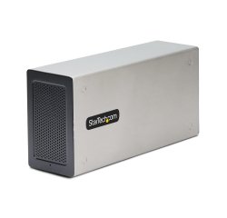 StarTech.com Boîtier PCIe Thunderbolt 3, Châssis d'Extension PCIe TB3 avec 2 Emplacements PCI Express Pour PC Portables/de Bureau/Tout-en-un, Sortie 8K/4K via les Ports TB3/DP 1.4, Boîtier Externe Slots PCIe x2