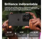 Motorola moto G75 5G 17,2 cm (6.78") Double SIM hybride Android 14 USB Type-C 8 Go 256 Go 5000 mAh Gris