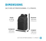 HP Sac à dos Professional 17,3 pouces