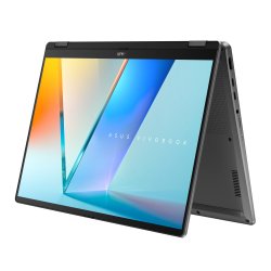 ASUS Vivobook 14 Flip TP3407SA-FLIP-QL131X Copilot+ PC Intel Core Ultra 5 226V Hybride (2-en-1) 35,6 cm (14") Écran tactile WUXGA 16 Go LPDDR5x-SDRAM 512 Go SSD Wi-Fi 7 (802.11be) Windows 11 Pro Gris
