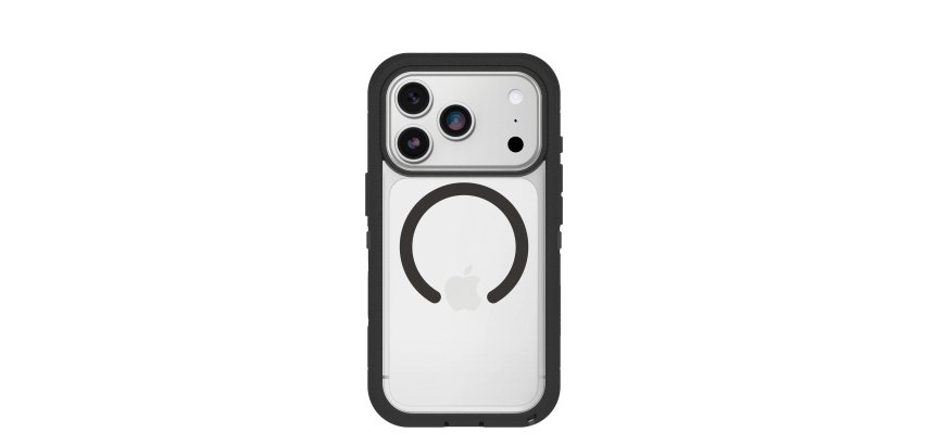 OtterBox Defender Pro XT Clear Series for Apple iPhone 17 Pro, clear/black - products delivered without packaging