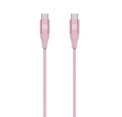 Celly USBCUSBCCOLPK USB cable 1.5 m USB C 60 W Pink