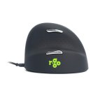 R-Go Tools Souris Ergonomique R-Go HE Break avec logiciel de pause, droiter, moyen (longueur de la main 165-185 mm), filaire, noir