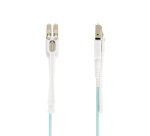 StarTech.com 4m (13ft) LC to LC (UPC) OM4 Multimode Fiber Optic Cable w/Push Pull Tabs, 50/125µm, 100G, Bend Insensitive, Low Insertion Loss - LSZH Fiber Jumper Cord