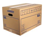 Fellowes 6207301 pacco Scatola da imballaggio Blu, Marrone 1 pz