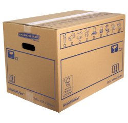 Fellowes 6207301 package Packaging box Blue, Brown 1 pc(s)