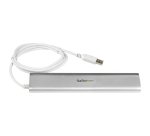 StarTech.com Hub USB à 7 Ports avec Ethernet, USB-A, Gigabit Ethernet/GbE, USB 5Gbps, Design Robuste, Alimentation par Bus, Hub USB 3.0 Portable pour Ordinateur Portable