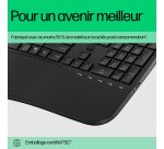 HP 680 Comfort Dual-Mode Keyboard clavier Maison RF sans fil + Bluetooth AZERTY Belge Noir