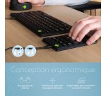 R-Go Tools Clavier R-Go Numpad Break, clavier numérique ergonomique avec logiciel de pause, filaire, noir