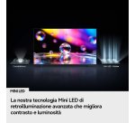 Samsung Mini LED AI TV 65" UE65M70HAUXZT 4K, Processore Mini LED 4K, 4K Upscaling, Color Booster, OTS Lite, Metal Stream Design, Vision AI Smart TV, 2026