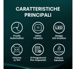 Hisense HAF1350DR Singolo 6,7 L Indipendente 1350 W Friggitrice ad aria calda Nero