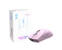 MSI Forge Gm340 Wireless Violet mouse Gaming Ambidestro RF senza fili + Bluetooth Ottico 12000 DPI