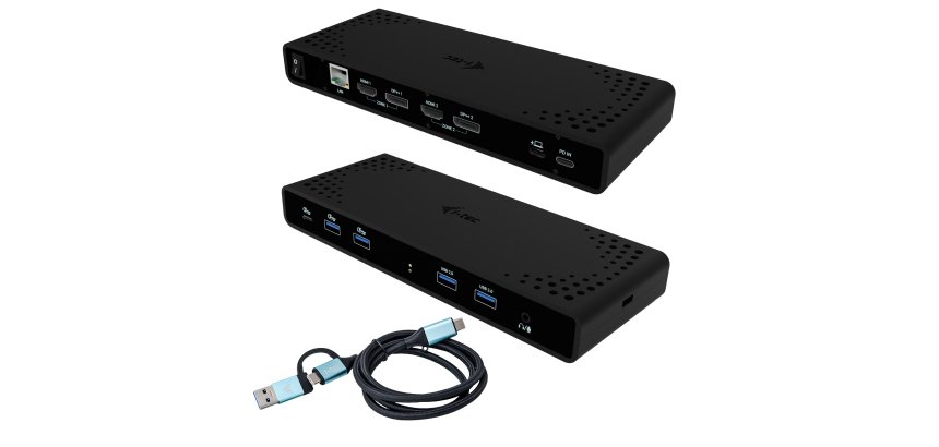 i-tec Universal Dual 4K Display Docking Station + Power Delivery 85W