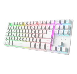 Trust GXT 831W tastiera Gaming Wireless a RF + USB AZERTY Italiano Bianco